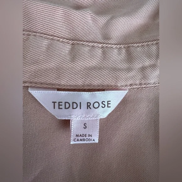 Brand New-Teddi Rose Tencel Shirt Dress - Picture 8 of 11